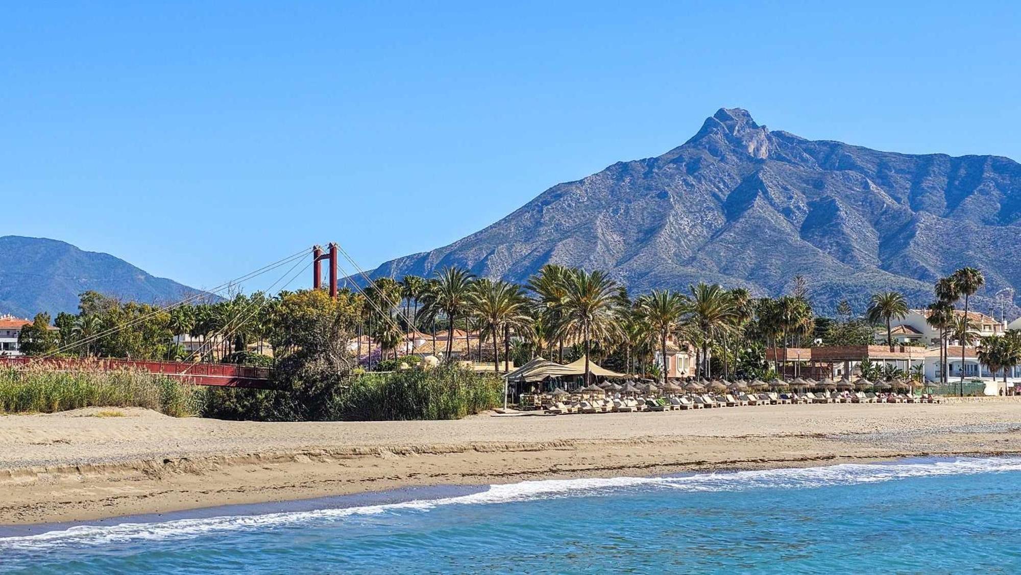 Puerto Banus 2Linea Playa,Piscina Y Parking Appartement Marbella Buitenkant foto