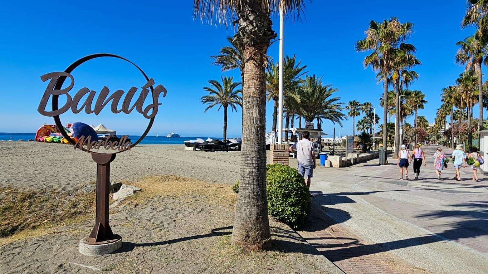 Puerto Banus 2Linea Playa,Piscina Y Parking Appartement Marbella Buitenkant foto