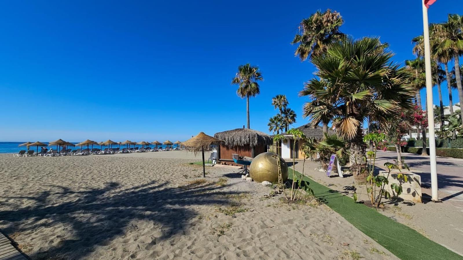 Puerto Banus 2Linea Playa,Piscina Y Parking Appartement Marbella Buitenkant foto